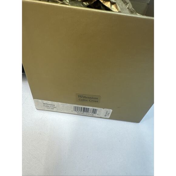 Waterford Holiday Heirlooms Millennium Celtic Cross Ornament 2000/2001 Nostalgic - Picture 5 of 10